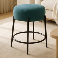 Moselle Cotton Accent Stool